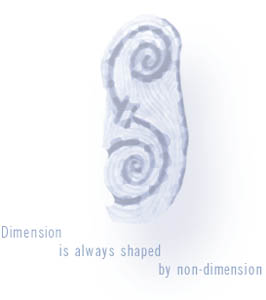 Dimension is always shaped by non-dimension